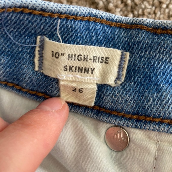 Madewell 10” High-Rise Stretch Skinny - Picture 4 of 5